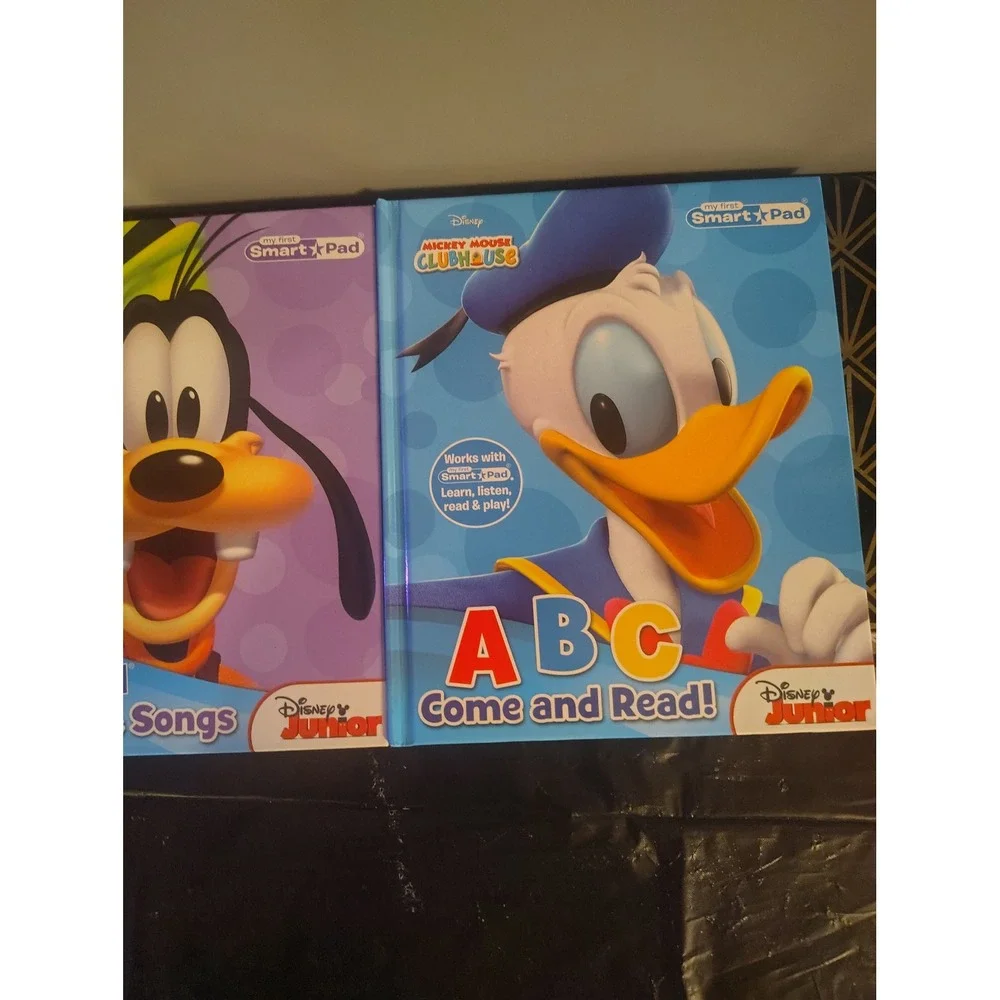 Disney Mickey Mouse Clubhouse My First Smart Pad 3 Book Set Minnie Goofy Donald